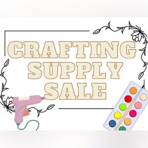 Check out my crafting supplies in my closet